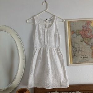 White eyelet American Eagle Sun Dress